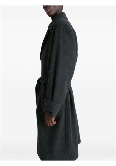 cappotto soft coat uomo nero LEMAIRE | CO1135 LF504BK999